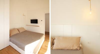 minimalistische Schlafzimmer von studioSAL_14