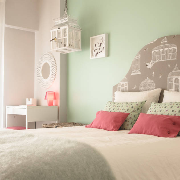 Quarto Natura: Quartos campestres por MUDA Home Design