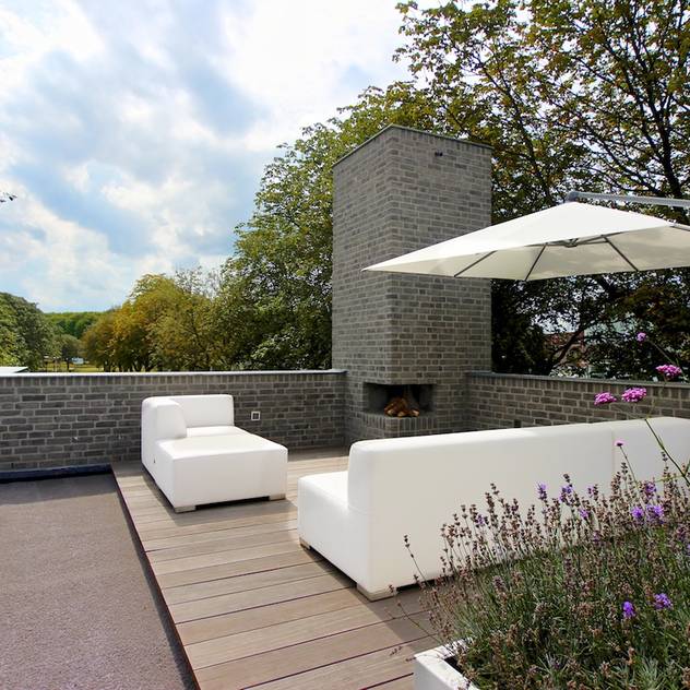 translation missing: en.style.terrace.modern Terrace by Stoop Tuinen