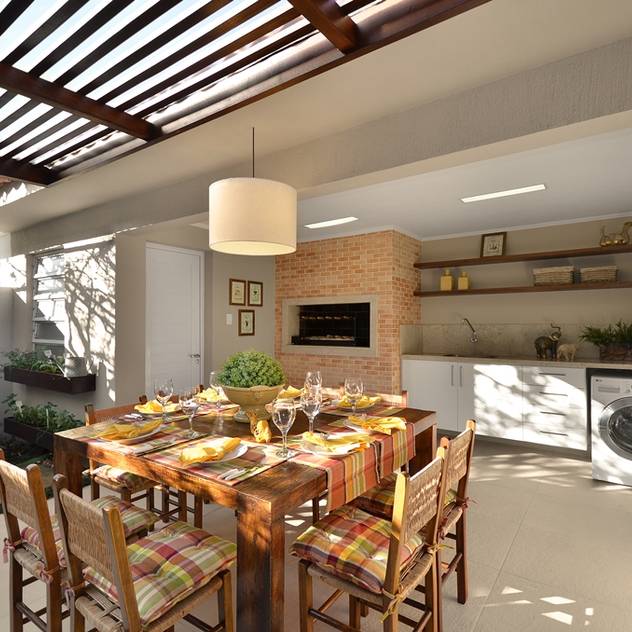 Terrazas de estilo translation missing: ar.style.terrazas.rustico por Stefani Arquitetura