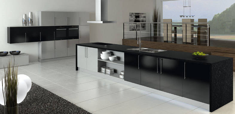 Küchenoberflächen aus Kunststoff für Designerküchen und Luxusküchen