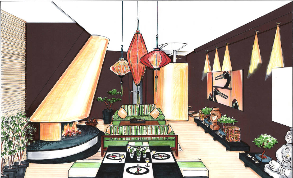 Asiatisches Wohnzimmer Von Innenarchitektin Claudia Haubrock Homify