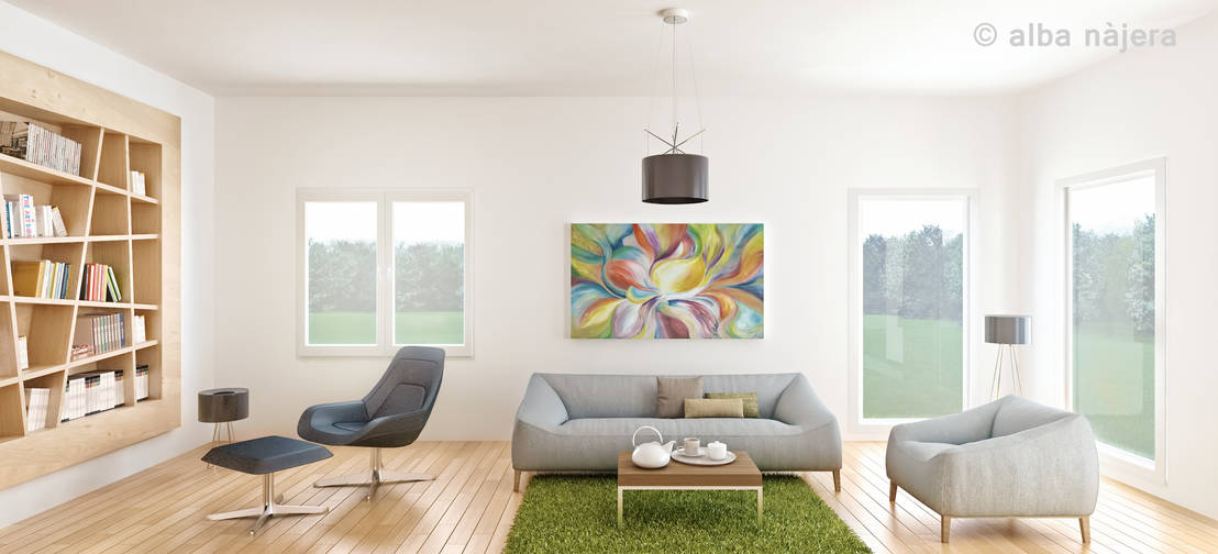Cg 3d Diseno De Un Interior By Alba Najera Homify