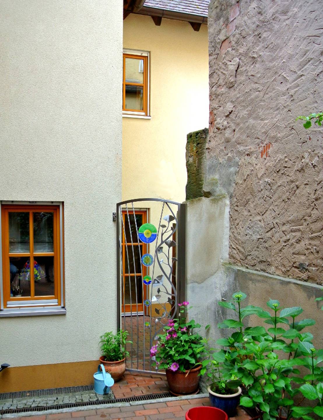 Gartentüren aus Edelstahl "Ginkgo" de Edelstahl Atelier ...