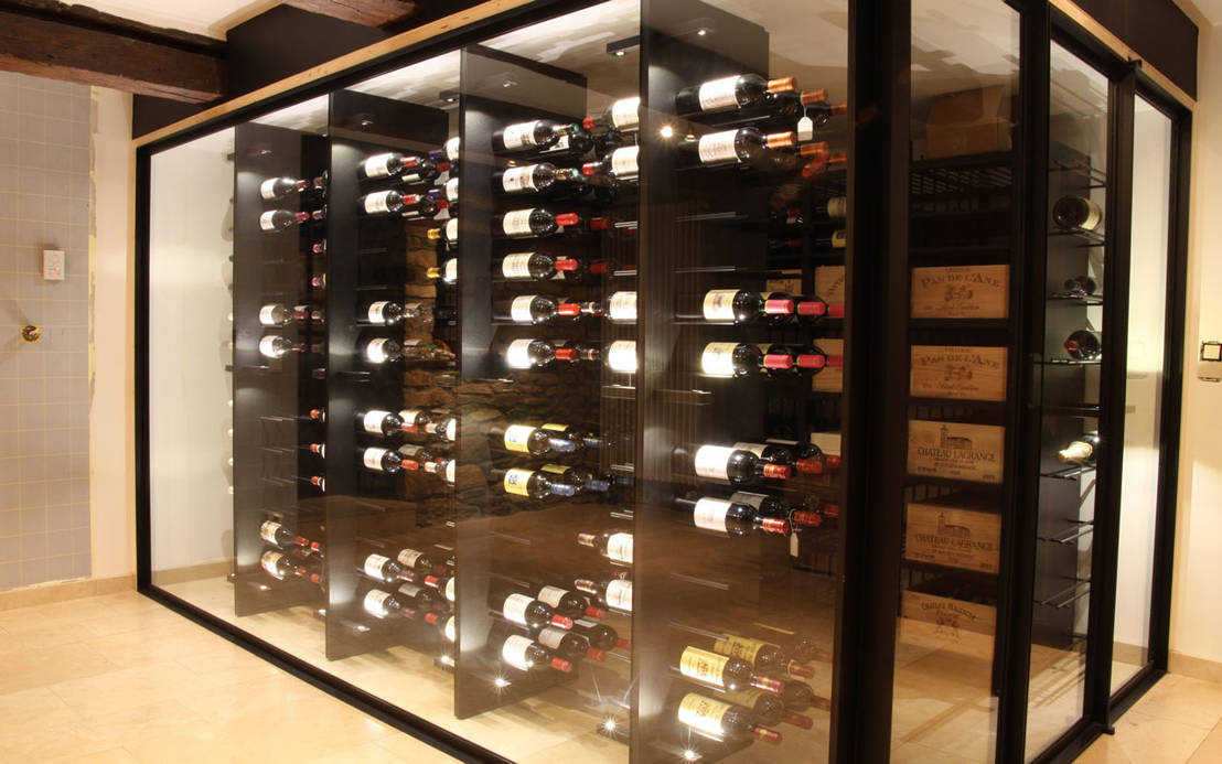 Cave à vin sur mesure métallique Bastogne homify