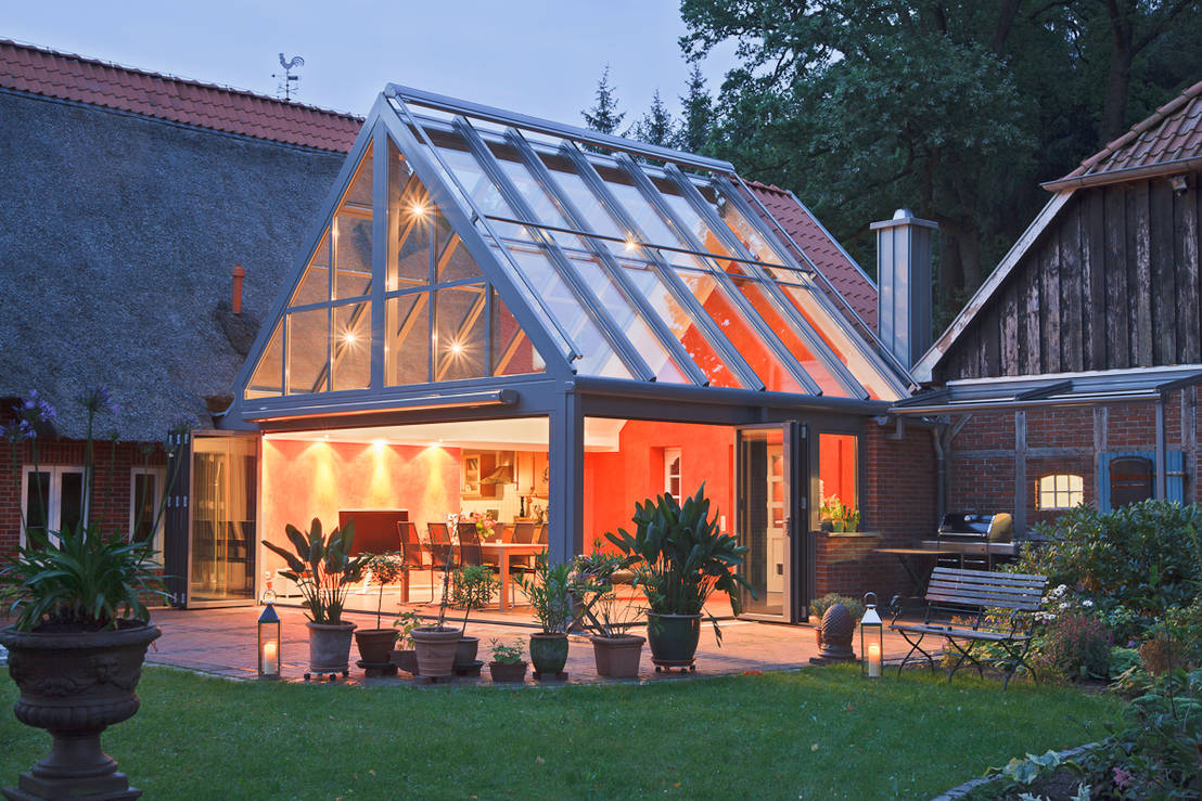 Moderne wintertuin inspiratie: aanleggen en vormgeven
