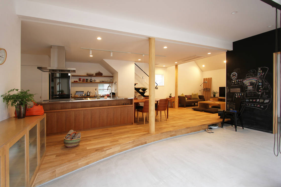 土間リビングの家 Homify