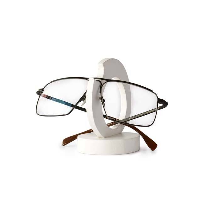 Brillenhalter Brillenständer für bis zu 7 Brillen Holz in Shabby-Look Weiß 