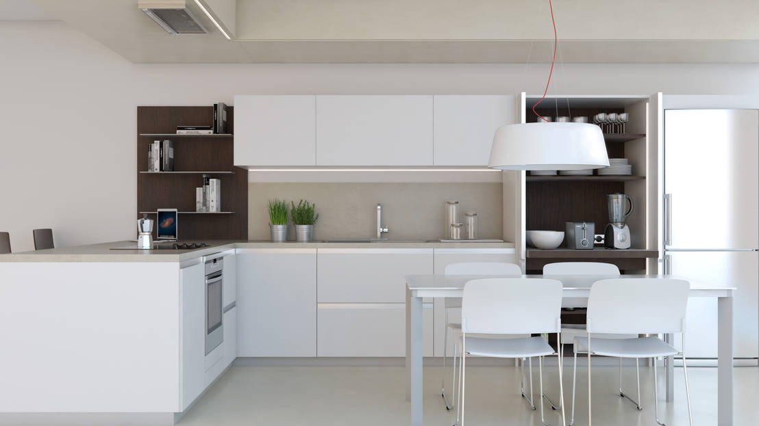 Cucina Total White von Onlydesign | homify Cucina Total White von Onlydesign | homify