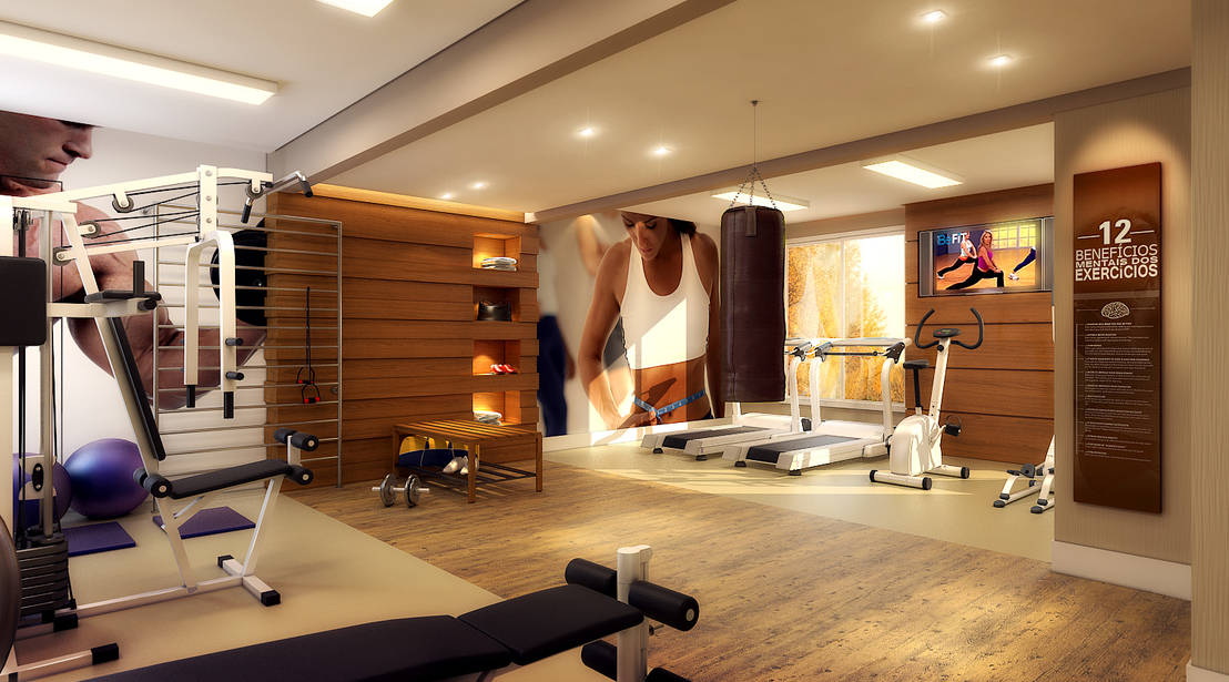 Gym tugging office retro