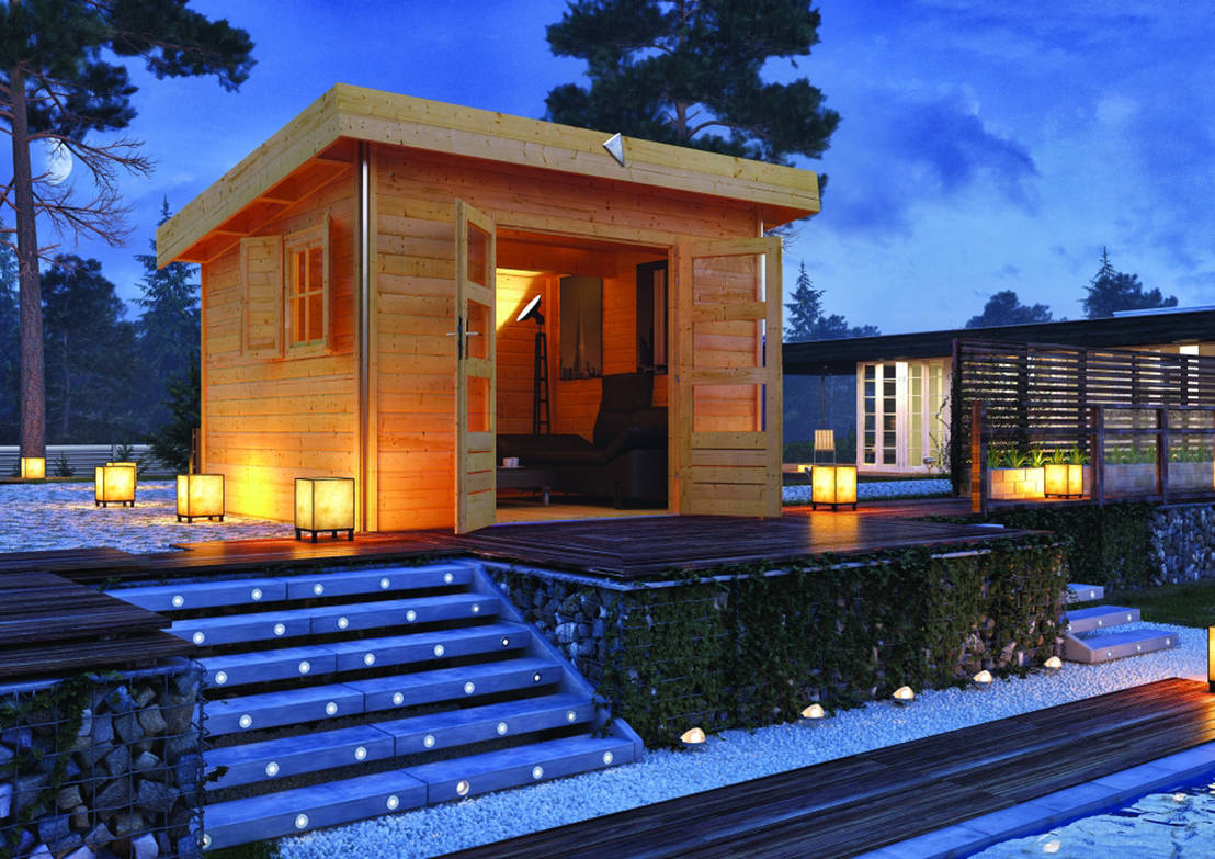 Gartenhaus Serie Chrome Line Homify