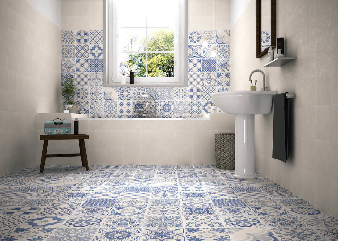 Il rivestimento per il bagno che non ti aspettavi! Mattonelle 10 x 10 gialle