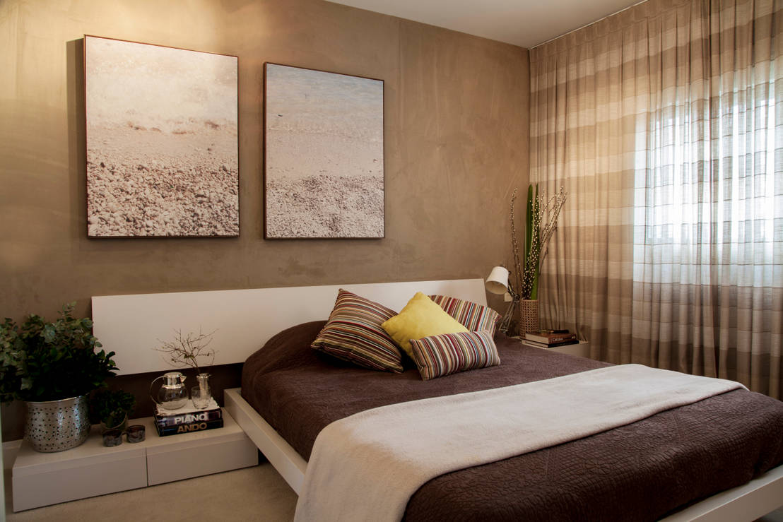 20 camere da letto matrimoniali con meravigliose idee per le pareti Soffitto disegno Mattoni