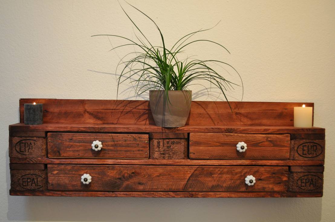 Palettenmöbel - Regal - No.-07 "Palisander" | homify