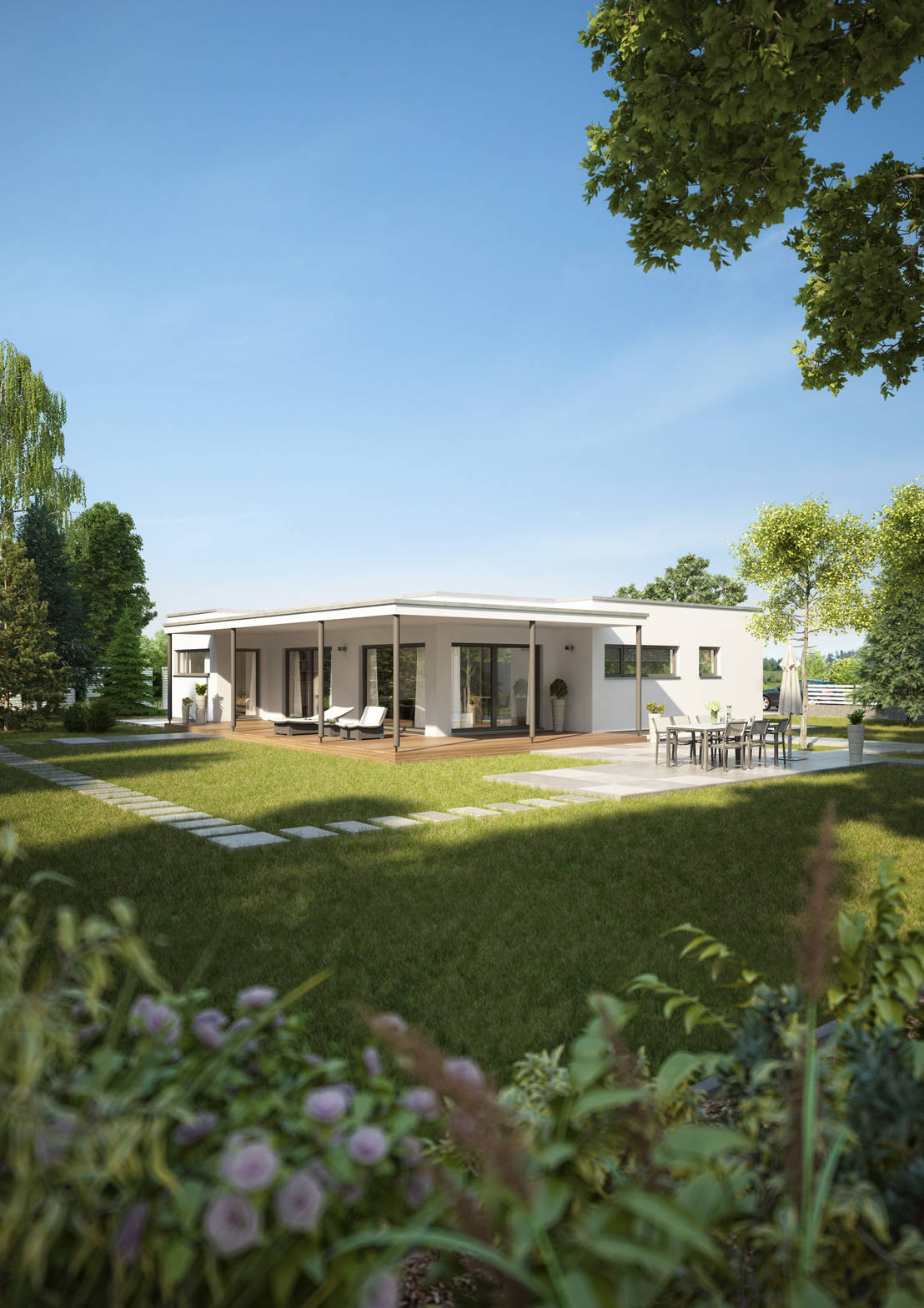 10 traumhaft schöne weiße Bungalows für jeden Geschmack