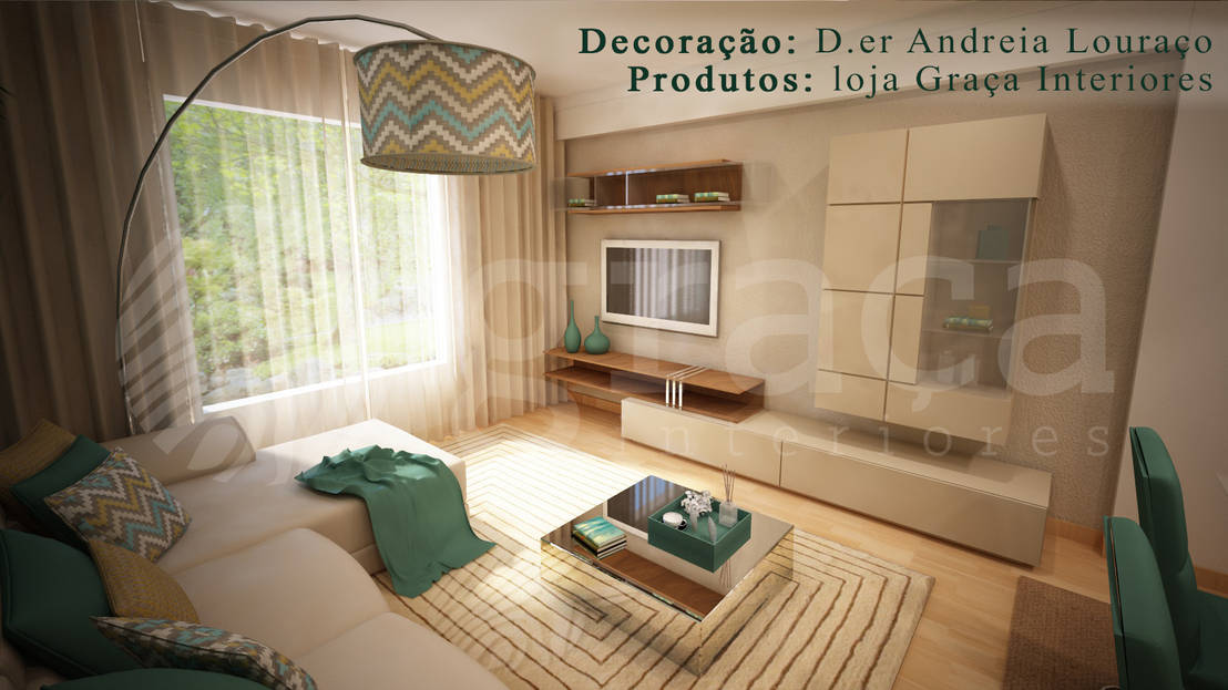 Projecto De Decoracao Sala By Andreia Louraco Design E Interiores Homify