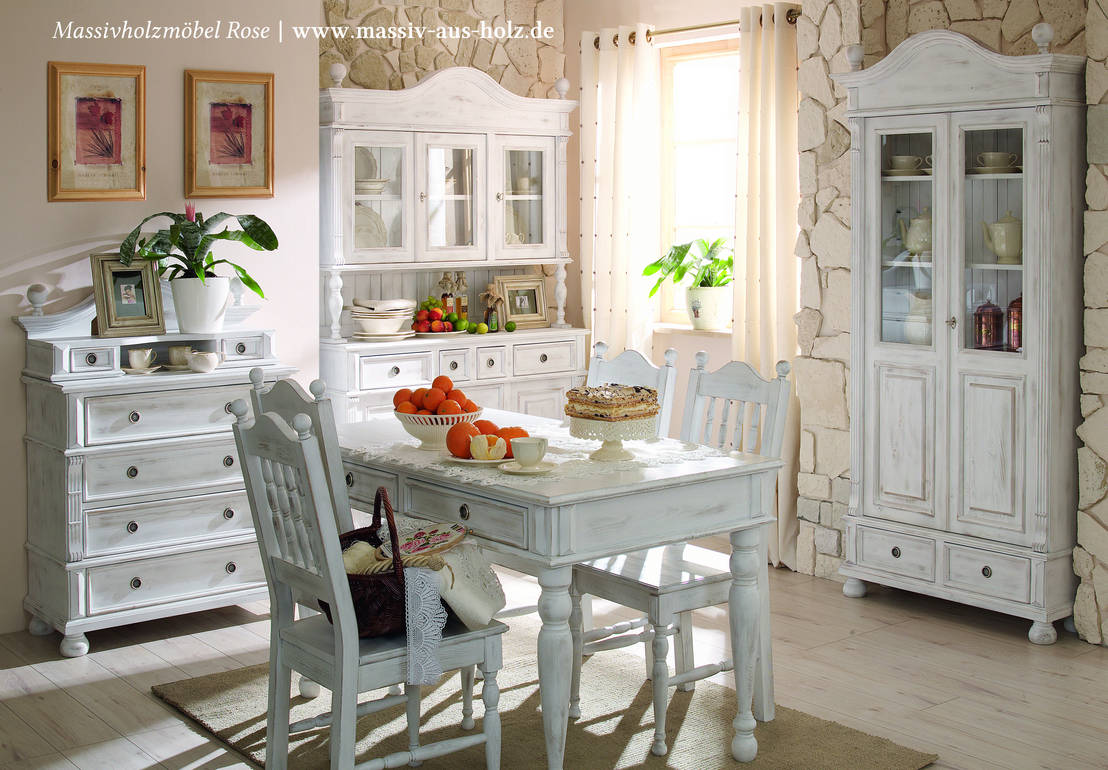 Landhausmoebel Shabby Chic Alt Weiss By Massiv Aus Holz Homify