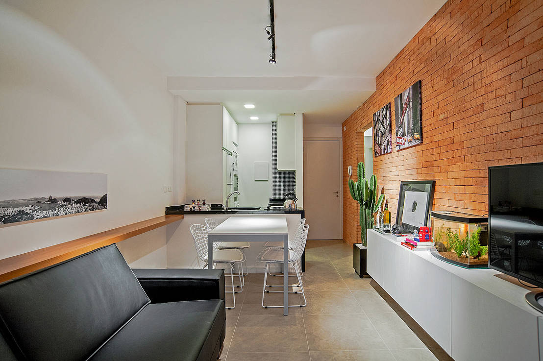 Un mini departamento con estilo moderno y juvenil