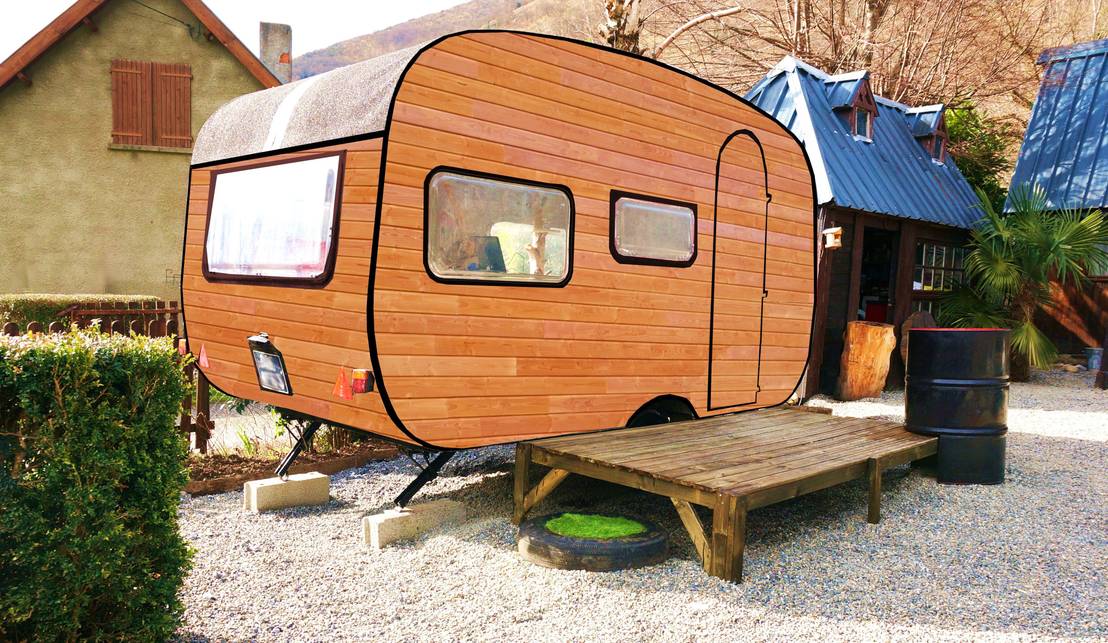 Caravane Bois Bureau De Jardin Homify