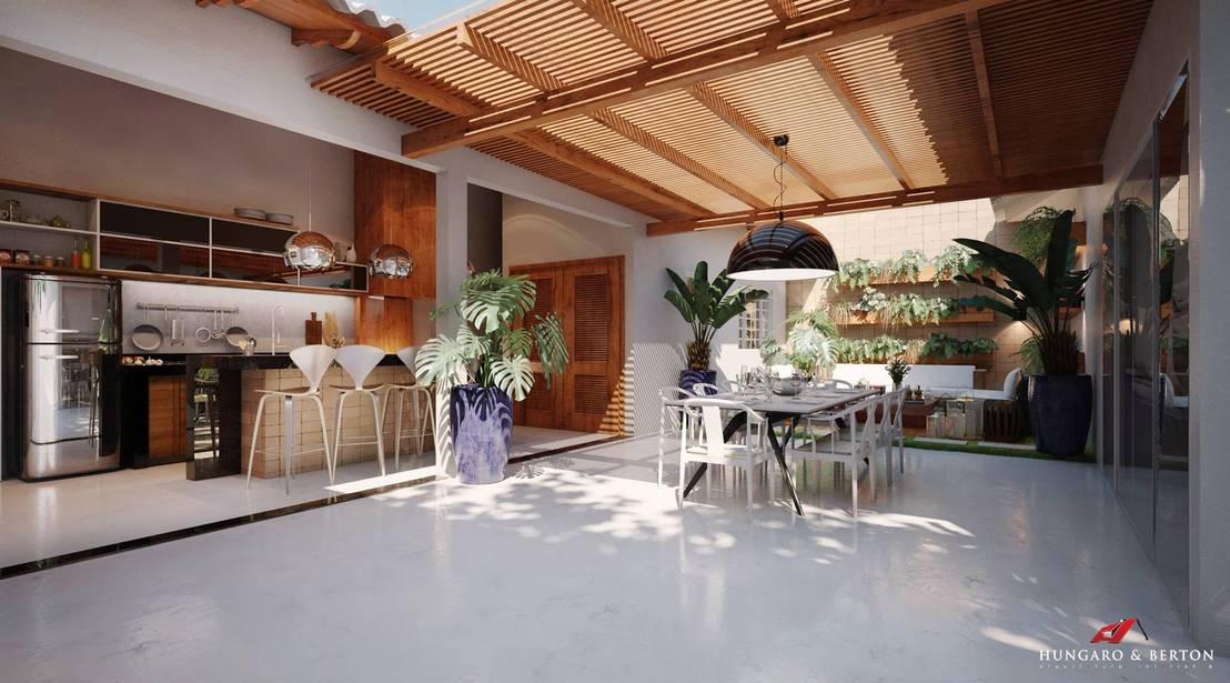 16 patios sin césped que te van a inspirar a renovar el tuyo