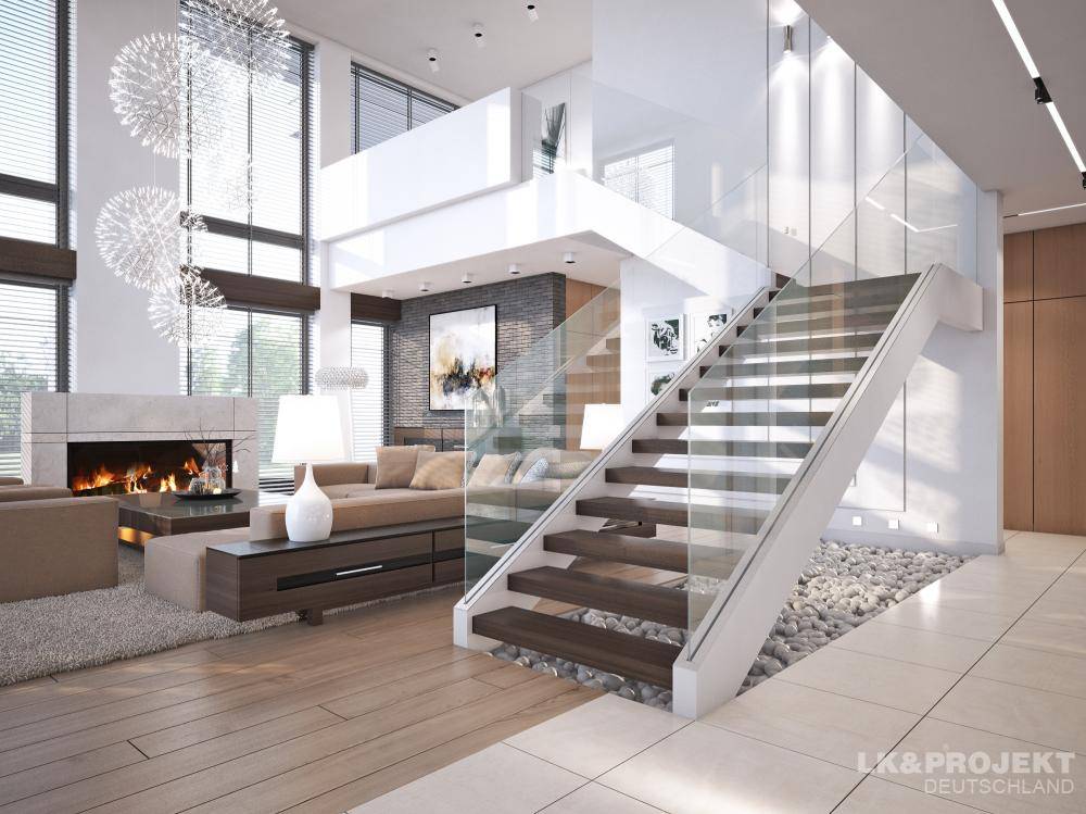 10 kamers met een moderne, fantastische trap