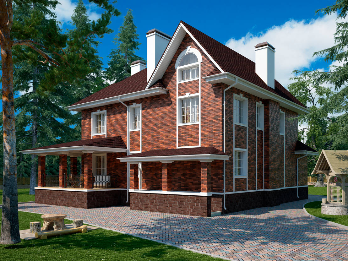 Дом из маркинского кирпича мюнхен