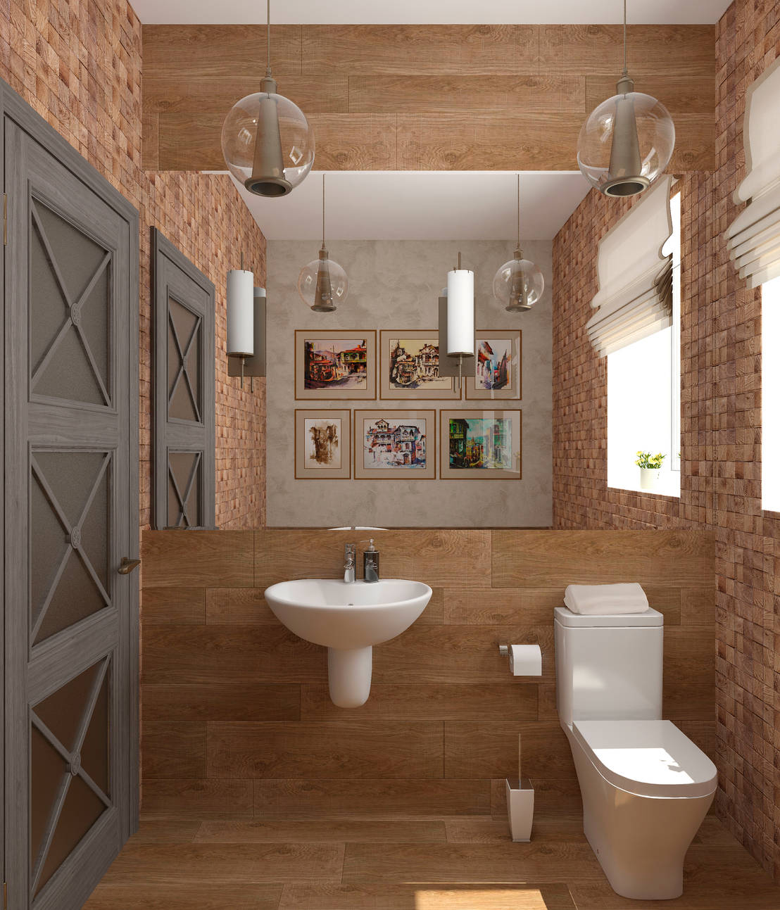 7 Tips for small but beautiful bathrooms