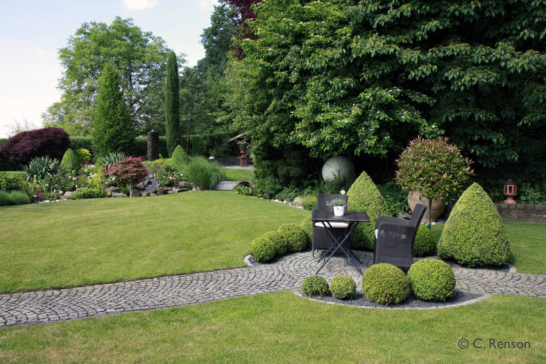 Garten mit Bachlauf homify