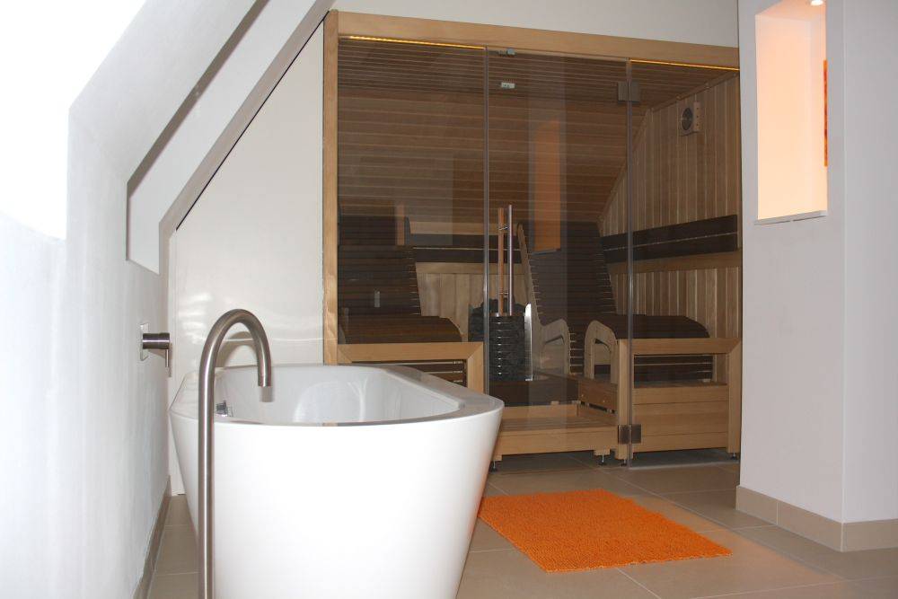 Sauna Im Badezimmer By Wellness More Gmbh Homify