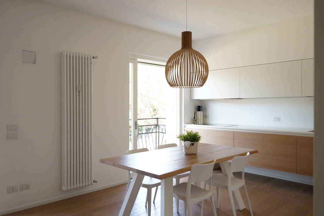 Una casa minimal in un palazzo degli anni 60 a treviso