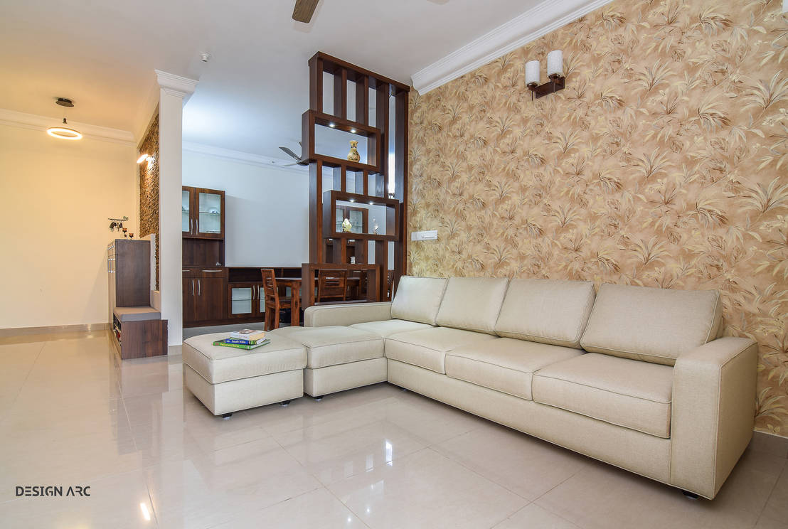 Interior Design Bangalore 2BHK Apartment by Design Arc  