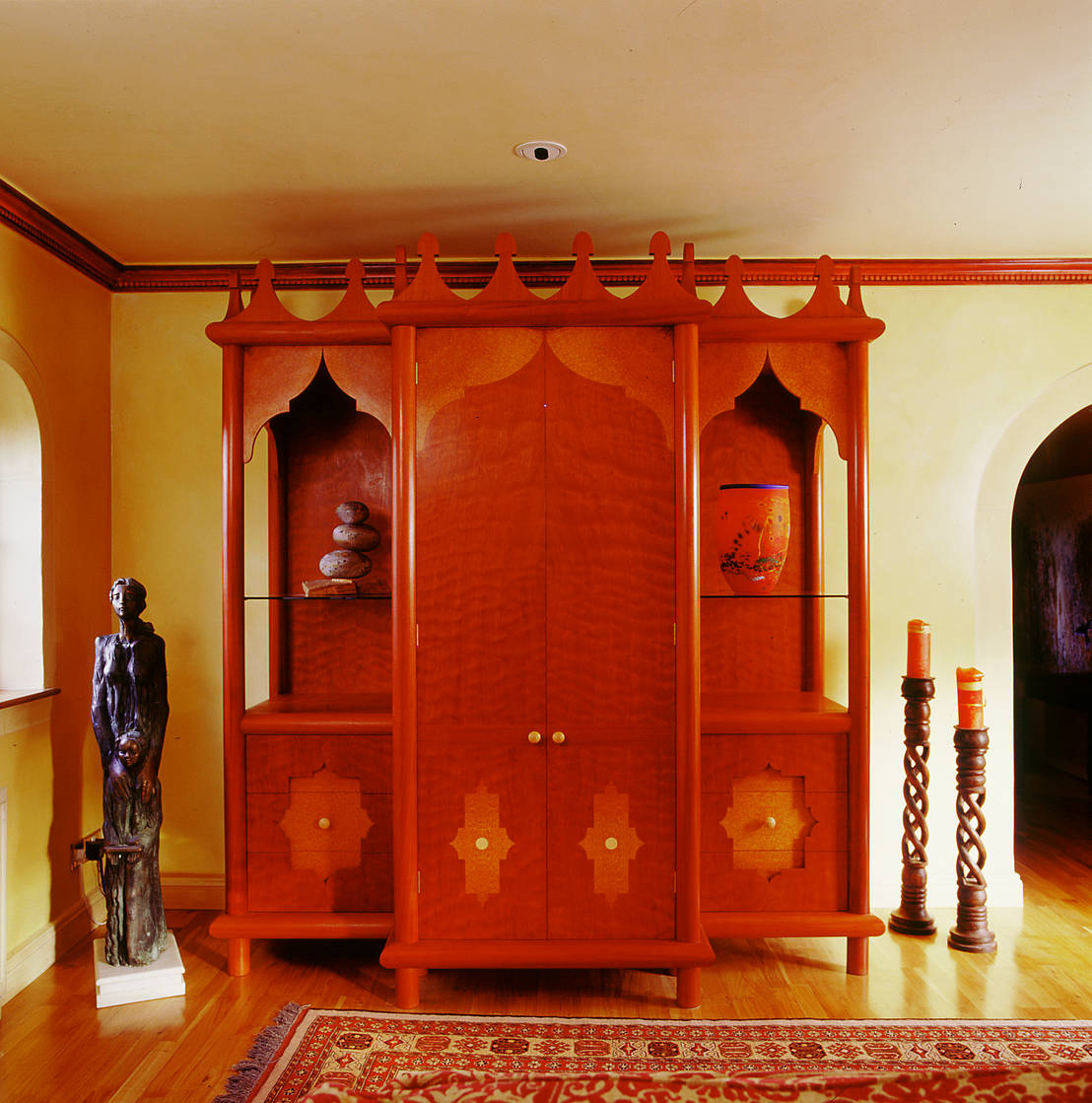 Moroccan Style Hifi Cupboard designed and made by Tim Wood homify