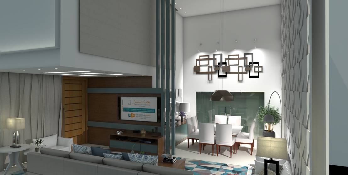 Sala de estar e jantar - Clientes I+T | homify
