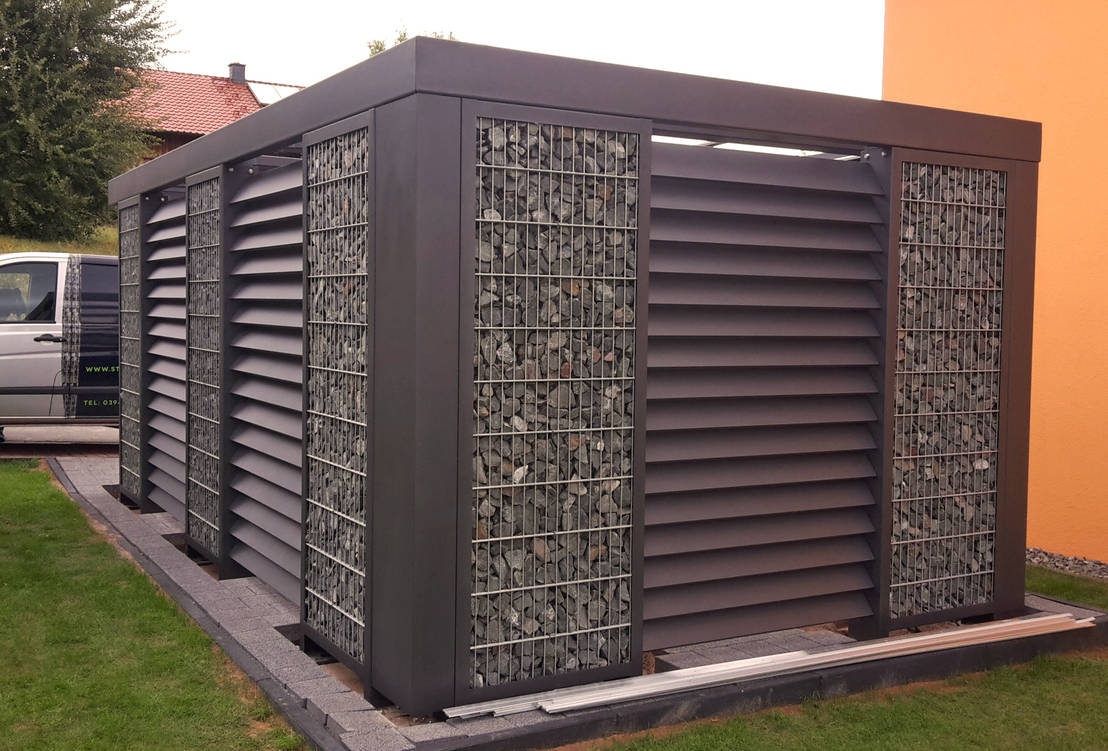 Gabionen Einzelcarport By Steelmanufaktur Beyer Homify