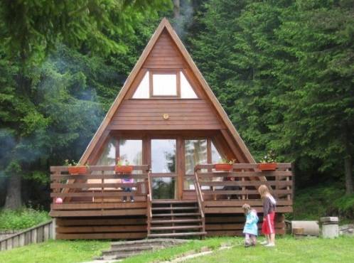 ÜÇGEN BUNGALOV AHŞAP EV homify