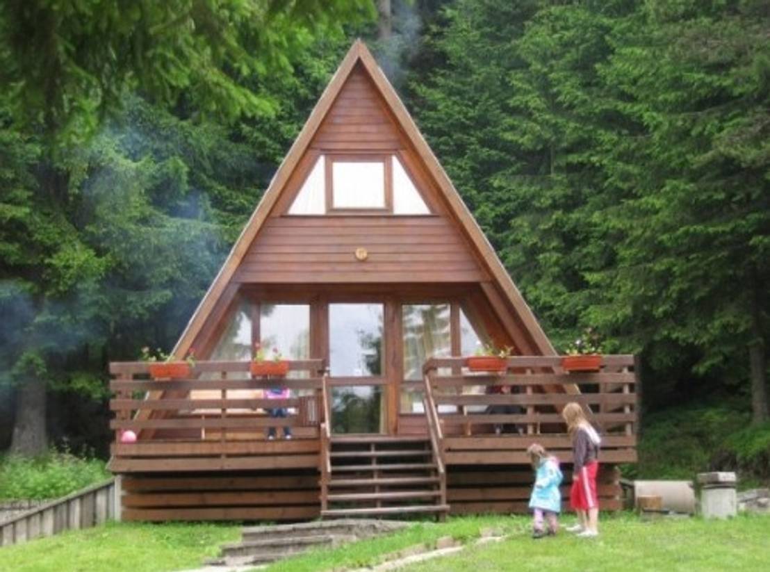 ÜÇGEN BUNGALOV AHŞAP EV homify