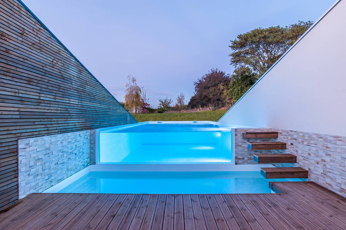 piscine extraordinaire transparente homify
