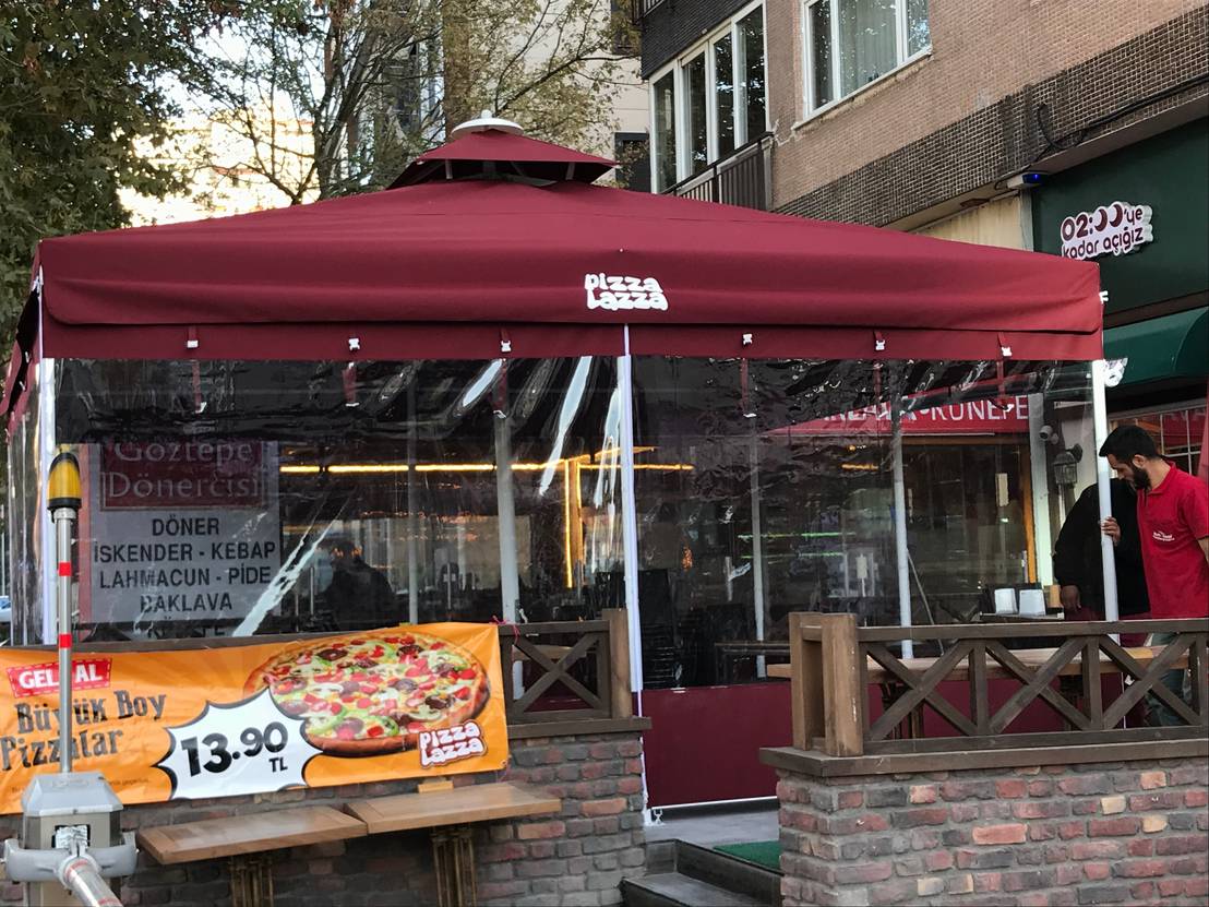 Pizza Lazza Kapama Sitemli Semsiye By Akaydin Semsiye Homify