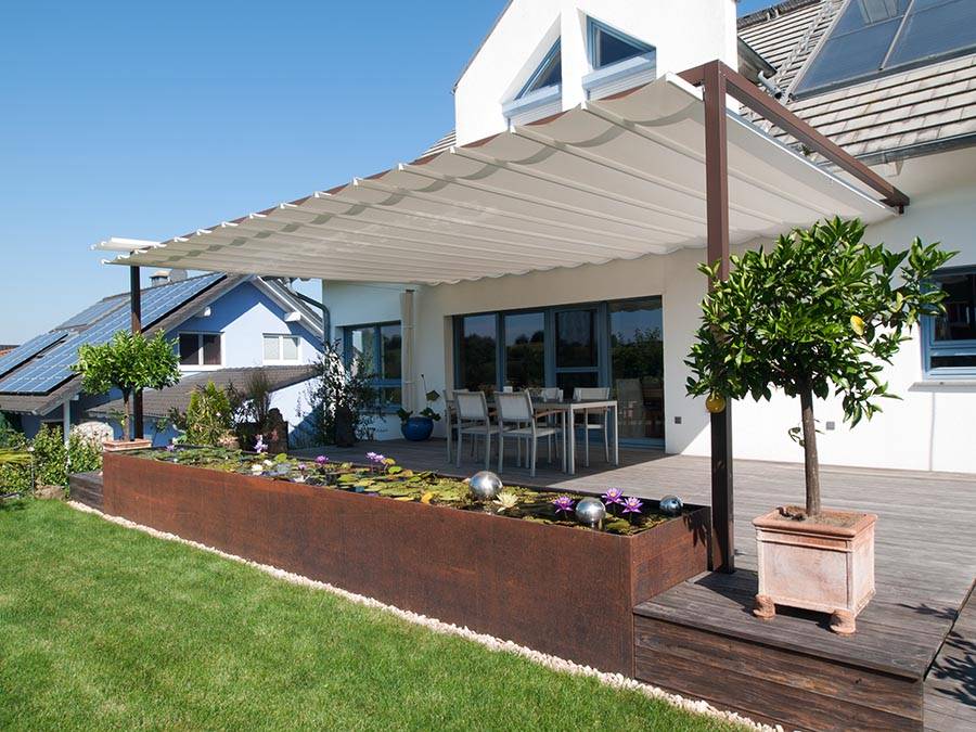 VELUSOL - Das Wettersegel: Sonnenschutz & Regenschutz - Maßgefertigte