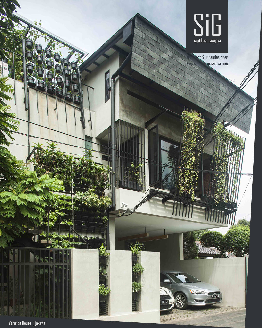 Rumah beranda green boarding house by sigit kusumawijaya