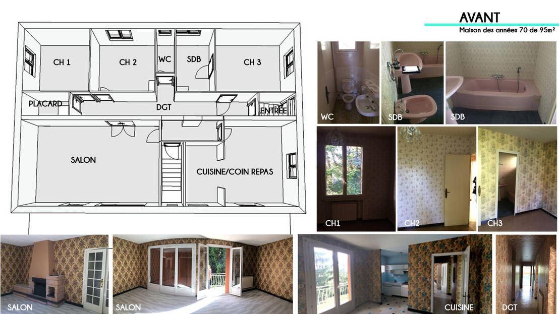 Rénovation d'une maison des années 70 Frontonas homify — free download