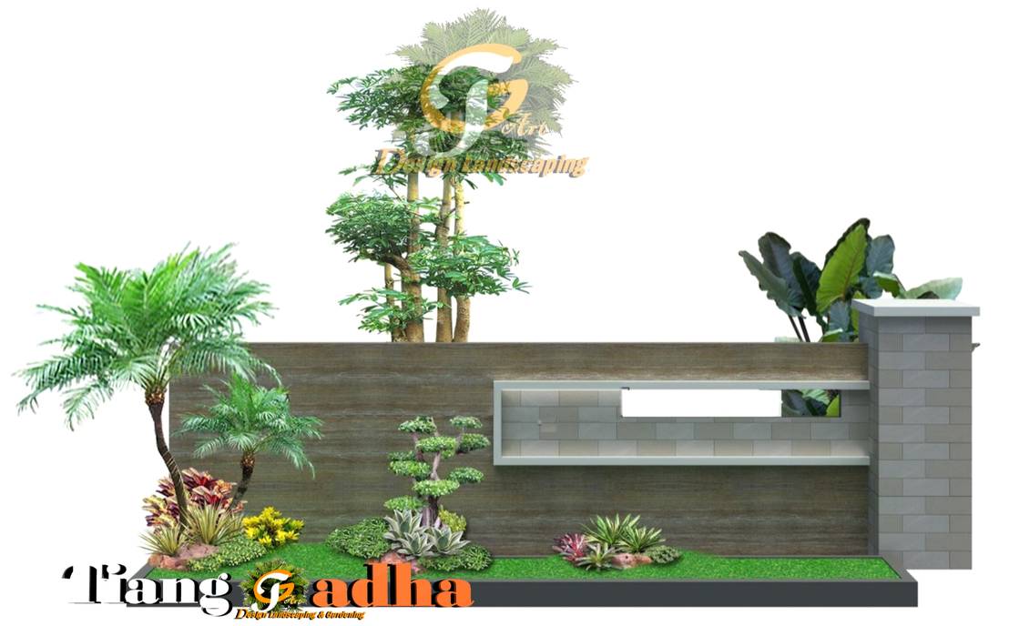 Desain Taman Untuk Halaman Luar Pagar Homify