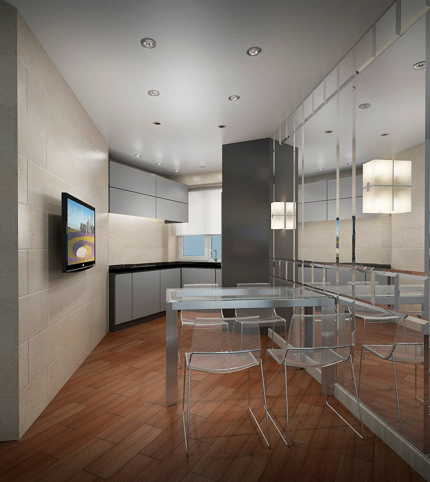 Малогабаритная 3-х комнатная квартира (57 кв. м.) | homify