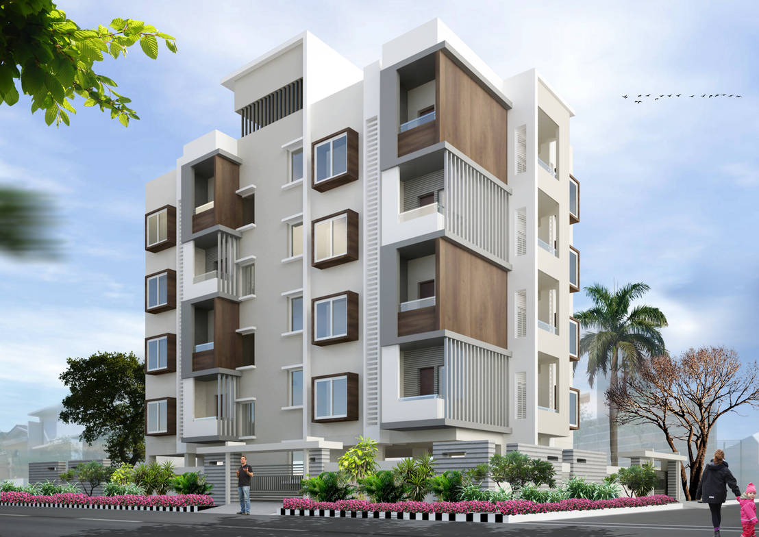 APARTMENT ELEVATIONS von KEYSTONE DESIGN STUDIOS homify APARTMENT ELEVATIONS von KEYSTONE DESIGN STUDIOS homify