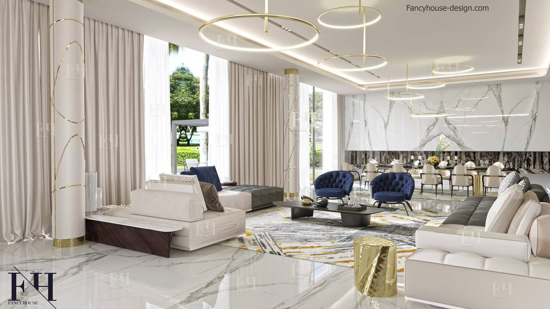 Modern Interior Design For A Luxury House In Dubai Von Fancy