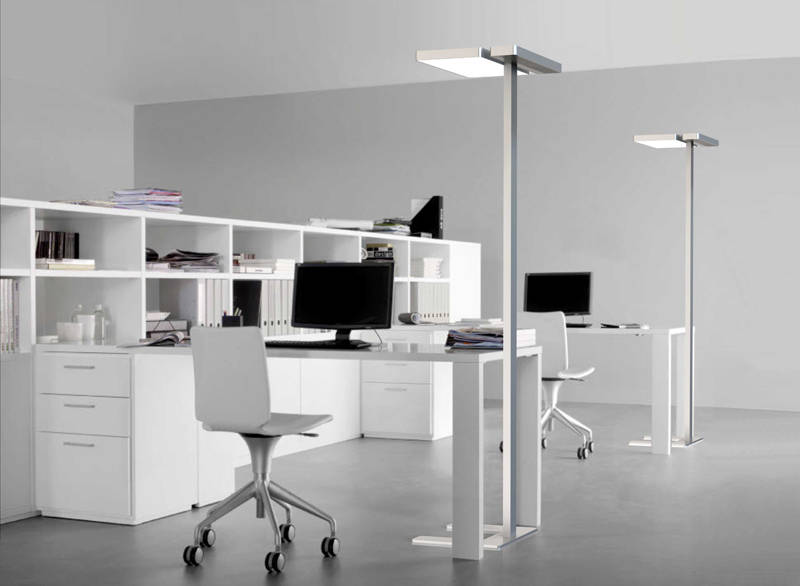 LED-Umrüstung eines Büros mit modernen Stehleuchten | homify