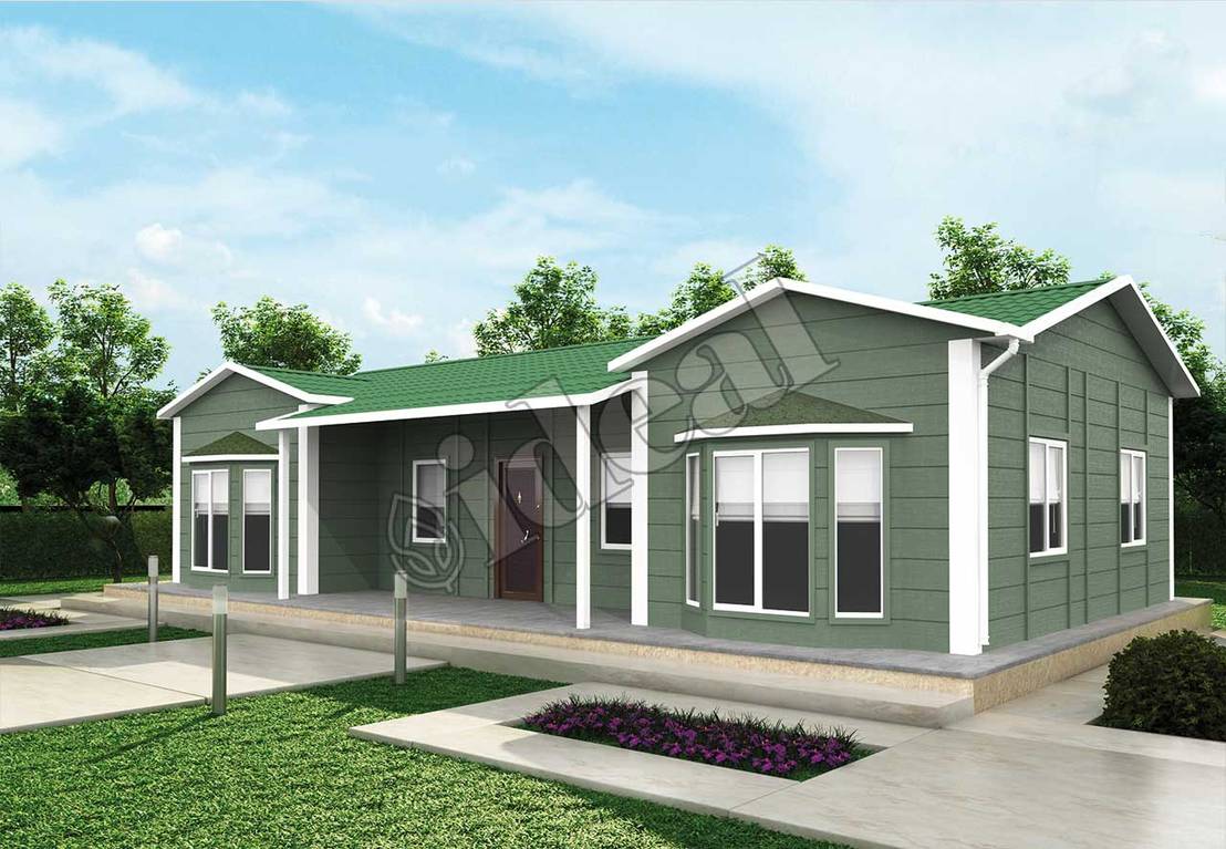 İdeal Ev (Prefabrik Evim) Prefabrik Ev 106 m² 89.500 TL homify