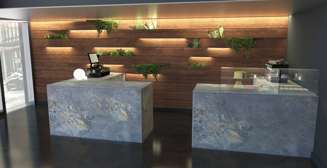 Vertical Garden Cafe Concept By Hexa Design Milano Homify
