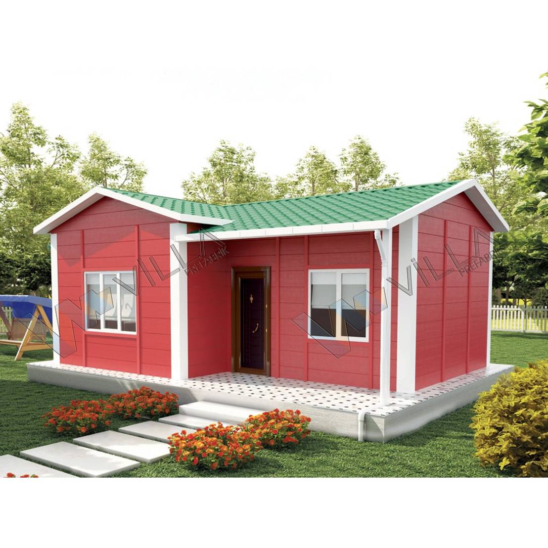 1+1 PREFABRİK EV 40 m2 72.500 TL homify