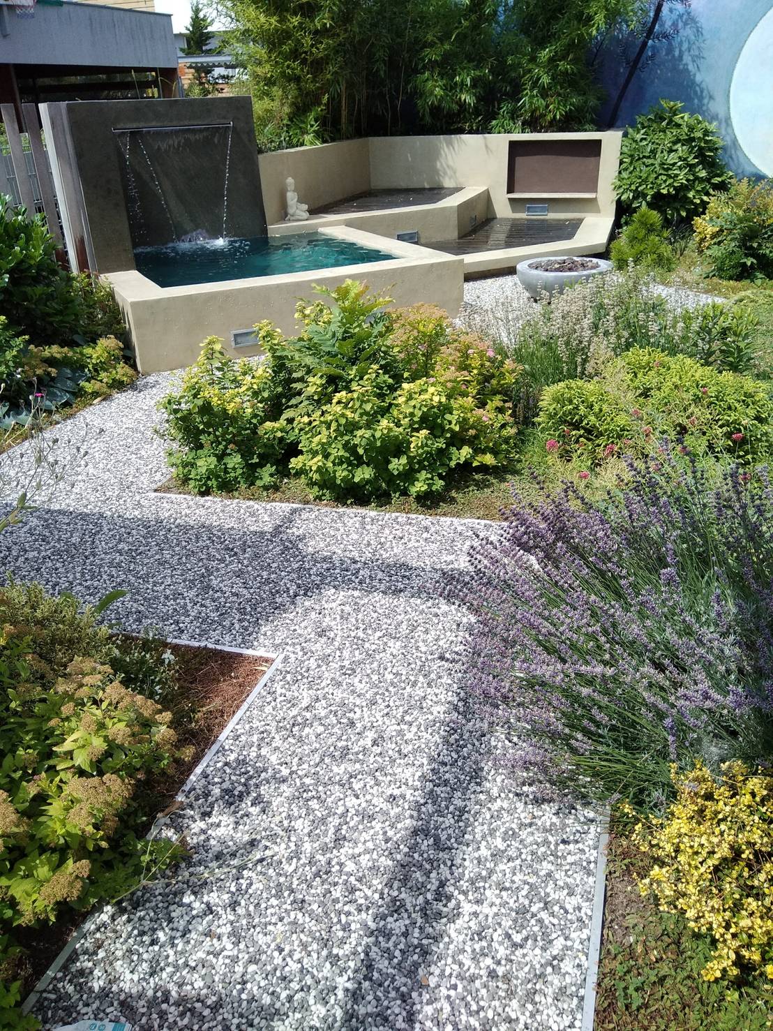 Kleiner Garten Mit Wasserbecken Homify